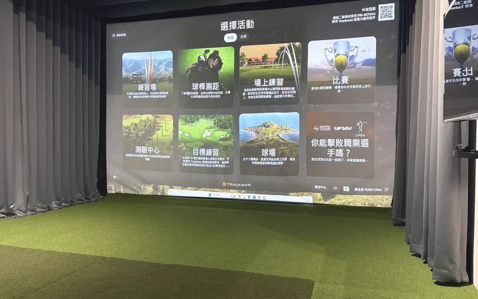 BASE19 Bay B TrackMan iO 完整版包廂實景