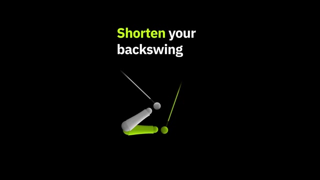 短上桿練習 (Short Backswing Drill)