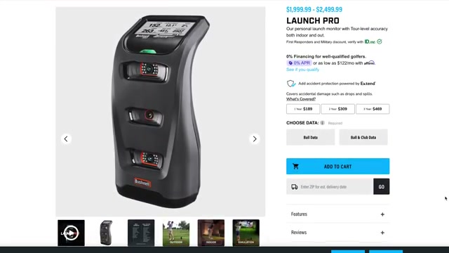 Bushnell Launch Pro 9鐵數據比較
